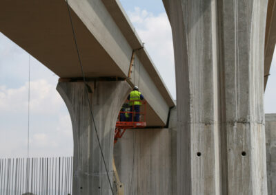 Viaducto 2 en Caudete de las Fuentes: continuidad de  puente prefabricado