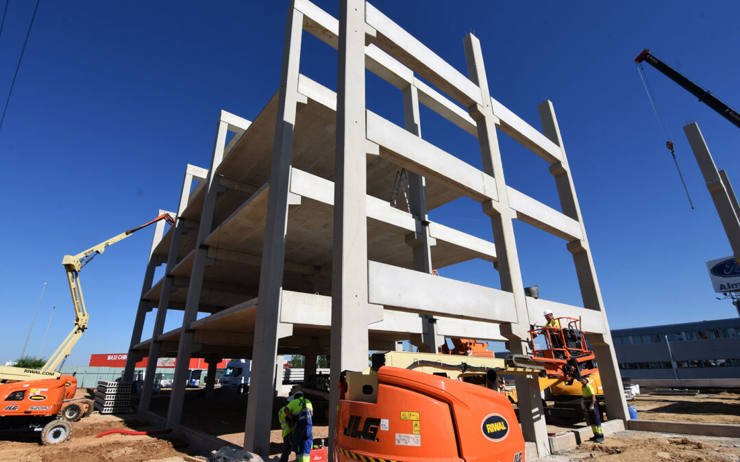 Edificio comercial prefabricado. Alcorcón, Madrid.