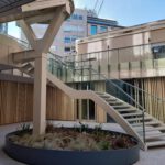 Refuerzo de estructura en edificio de Madrid