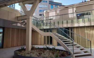 Refuerzo de estructura en edificio de Madrid