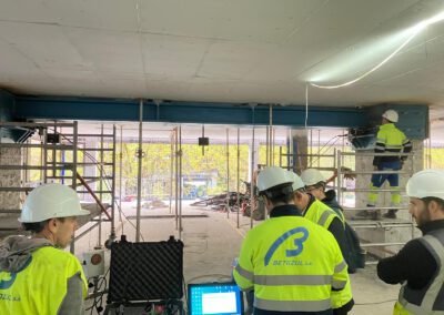 Refuerzo y adaptación de estructura existente