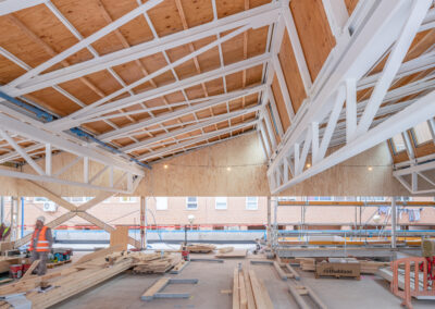 Infinito Delicias. Refuerzo de estructura