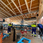 Infinito Delicias. Refuerzo de la estructura